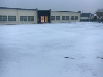 Le collège sous la neige !